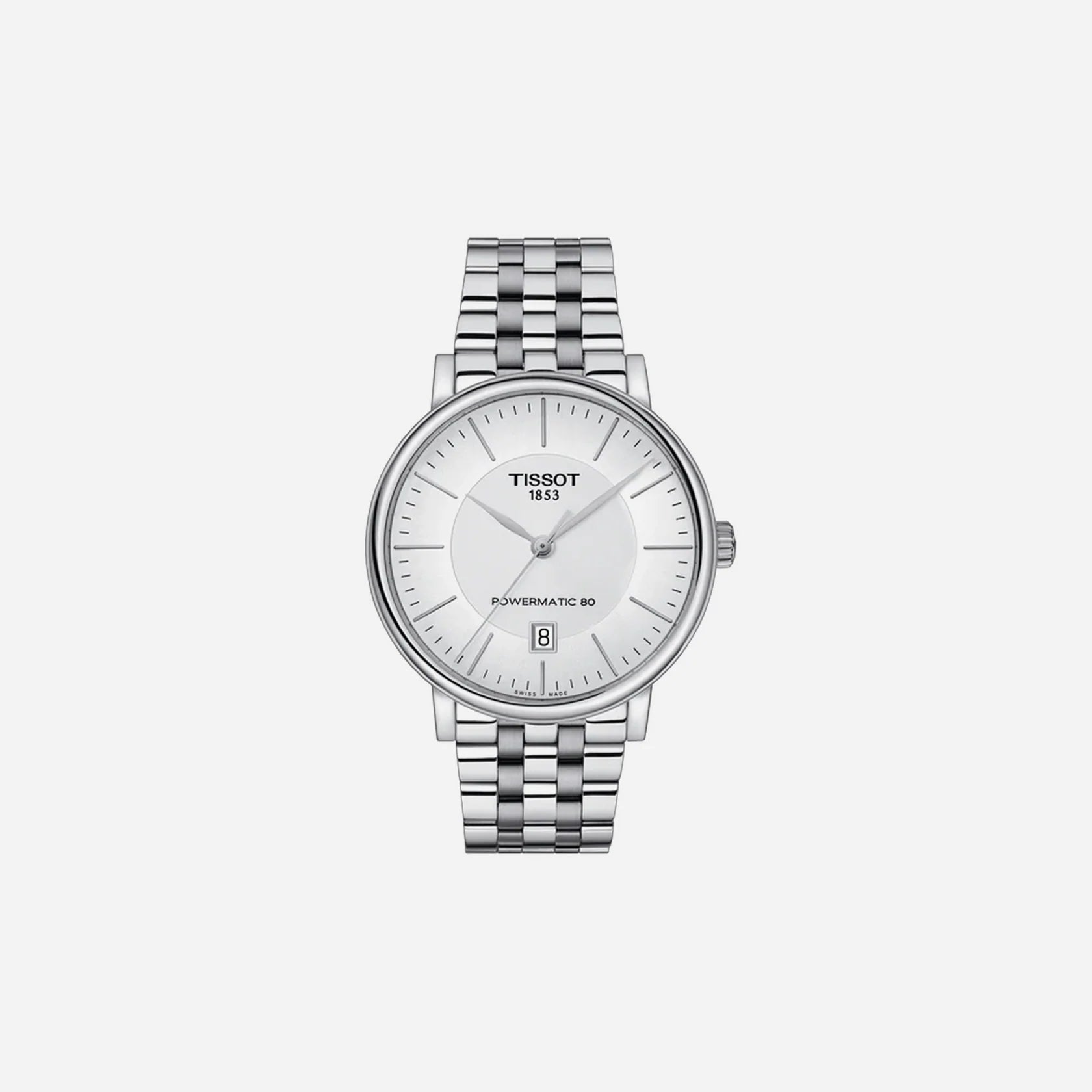 Tissot Carson Premium Powermatic 80 Silver Dial 40mm