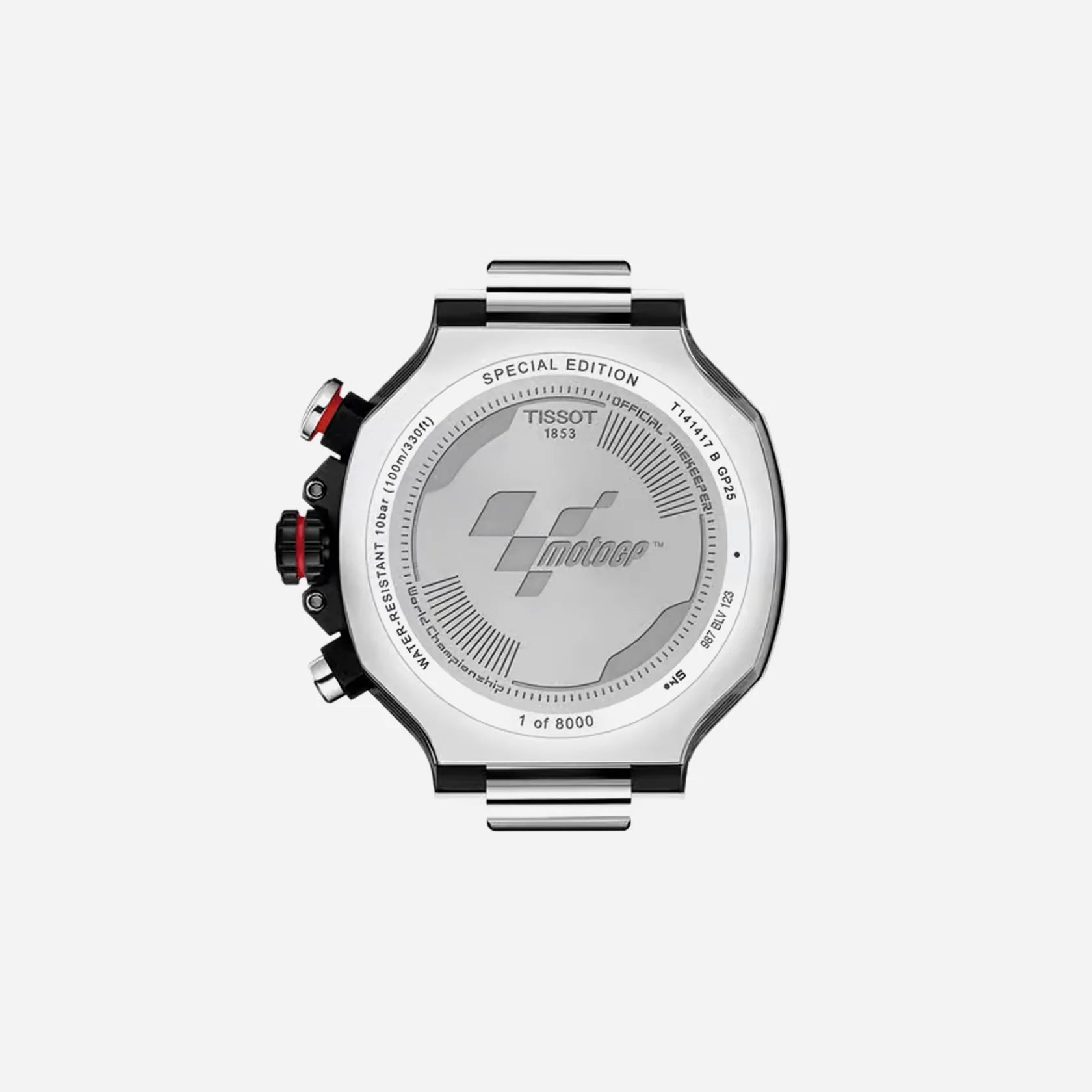 Tissot T-Race MotoGP Dark Grey Dial 45mm Silicone Quartz Chronograph Watch (2025)