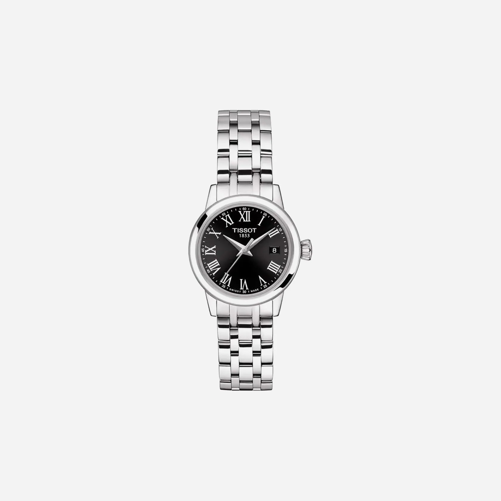 Tissot Classic Dream Lady Black Dial 28mm Stainless Steel Quartz Watch