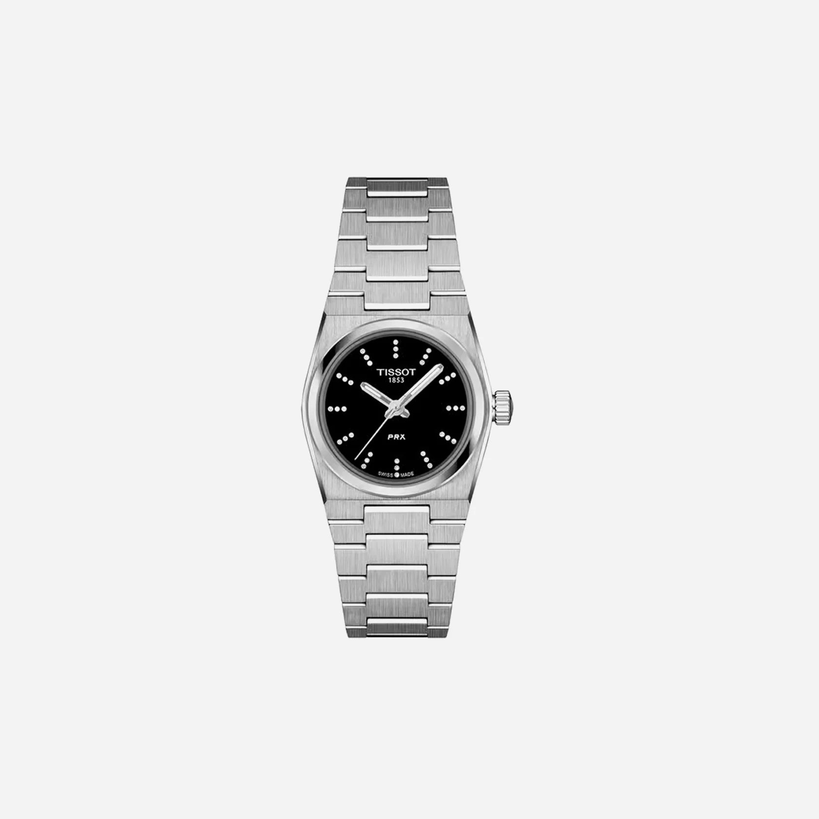 Tissot PRX 25mm Black Dial Stainless Steel Quartz Watch