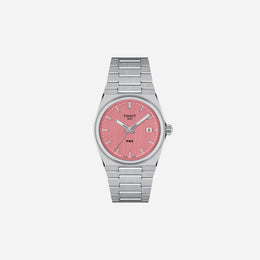 Tissot PRX 35mm Pink Dial Grey Stainless Steel Quartz Watch