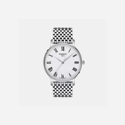 Tissot Everytime Silver Dial 40mm Stainless Steel Quartz Watch