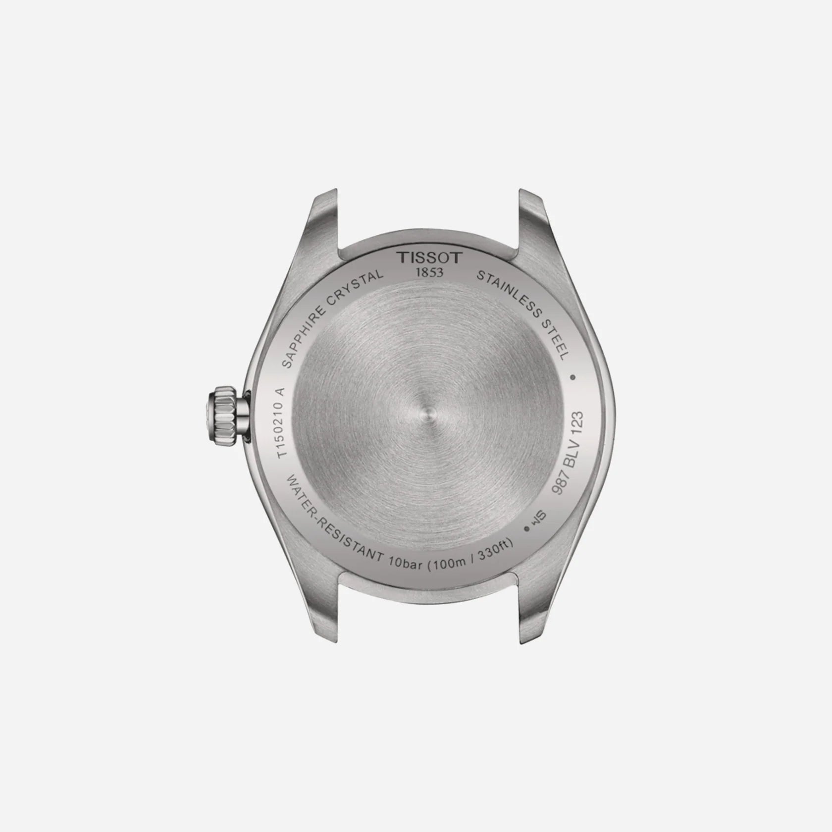 Tissot PR 100 Quartz 34mm White Mother-of-Pearl Dial Grey Stainless Steel Bracelet Watch