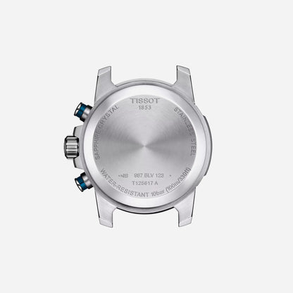 Tissot Supersport Chrono Blue Dial 45.5mm Stainless Steel Strap