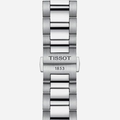 Tissot PR 100 Chronograph Blue Dial Grey Stainless Steel Watch