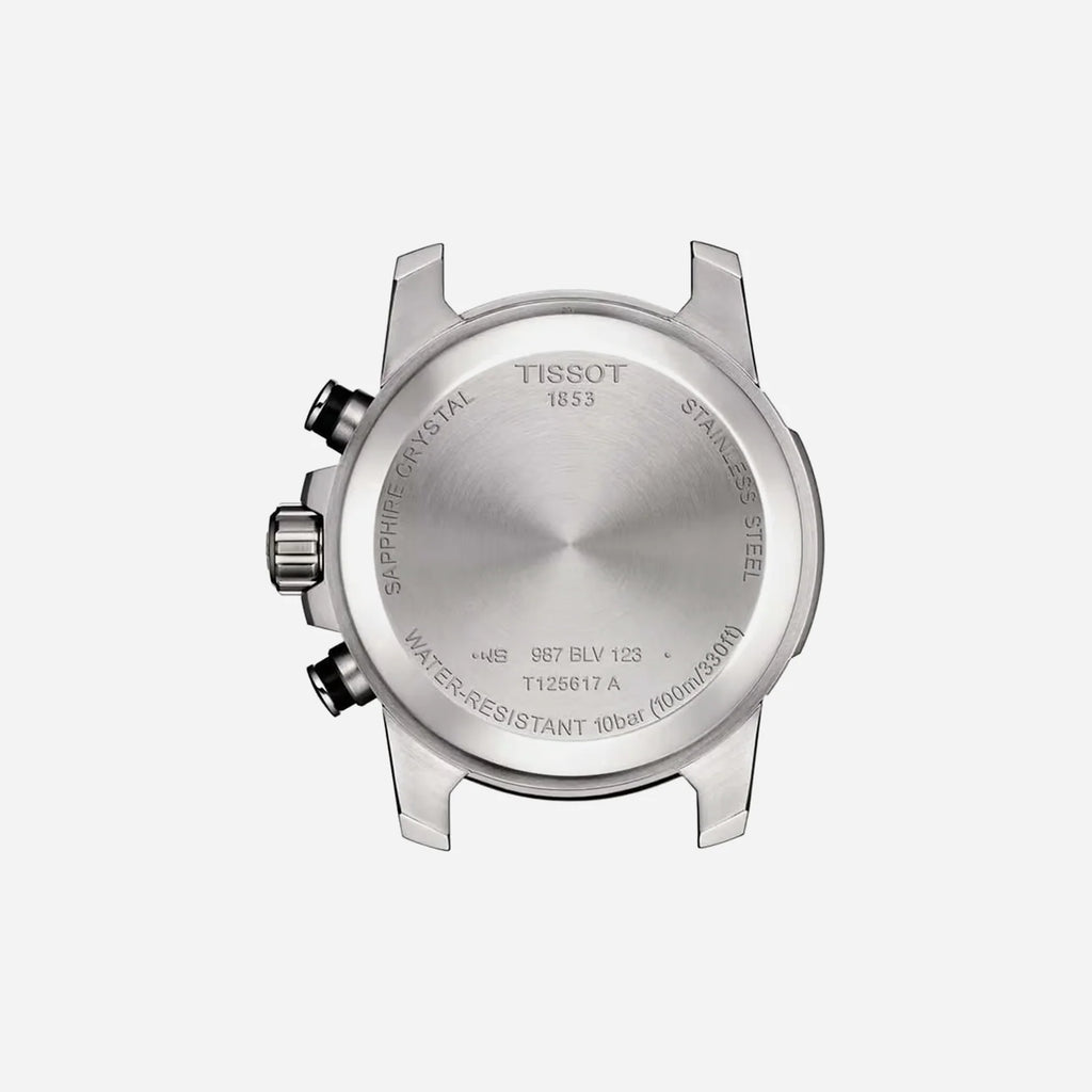 Tissot Supersport Chrono Black Dial 45.5mm Stainless Steel Strap