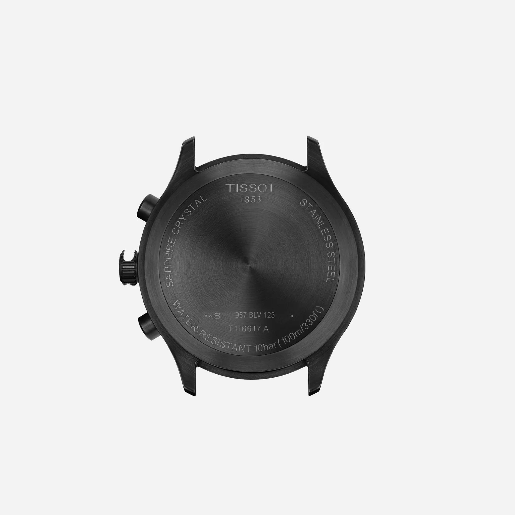 Tissot Chrono XL Vintage Black Dial Black Leather Strap 45mm