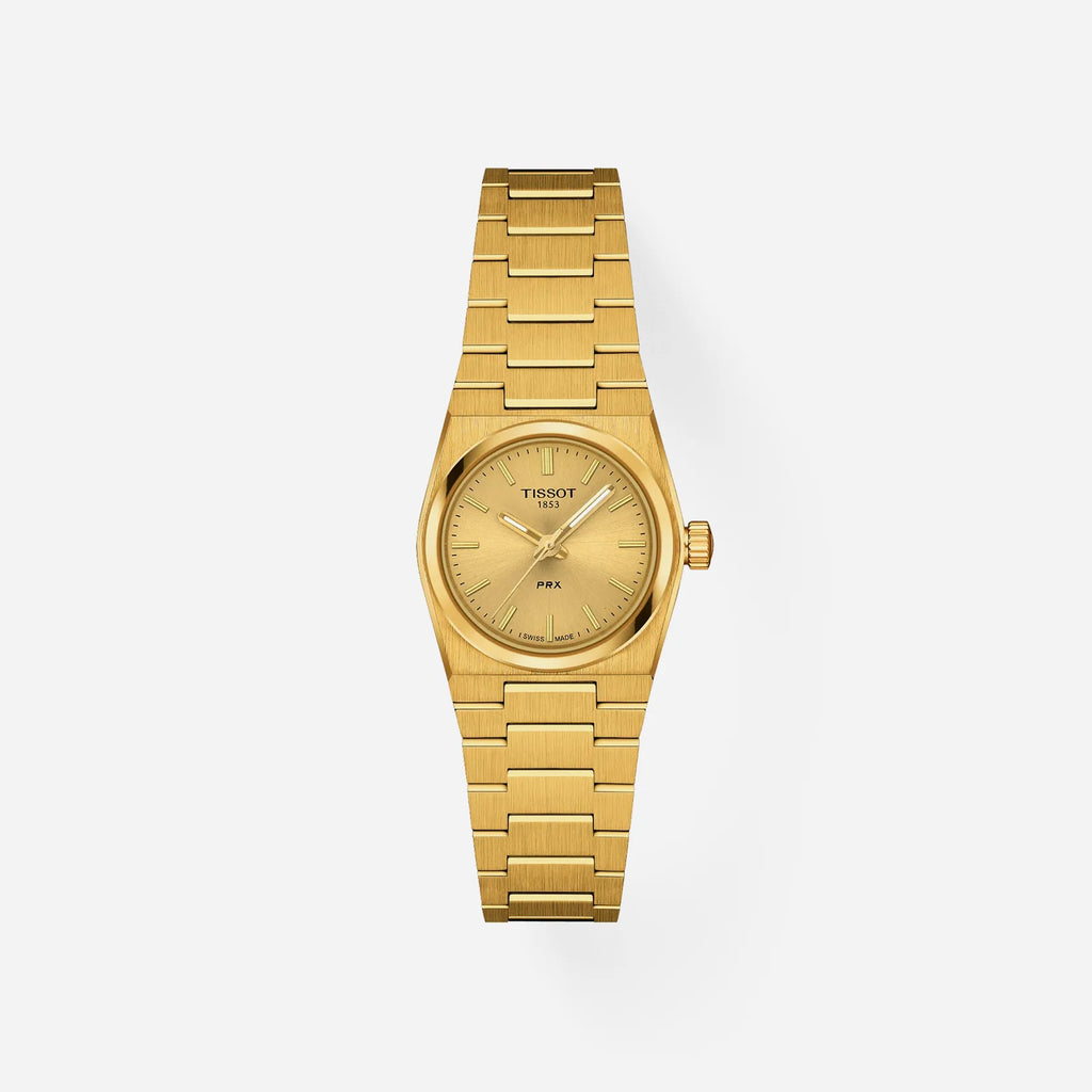 Tissot PRX 25mm All Gold Stainless Steel Quartz Watch