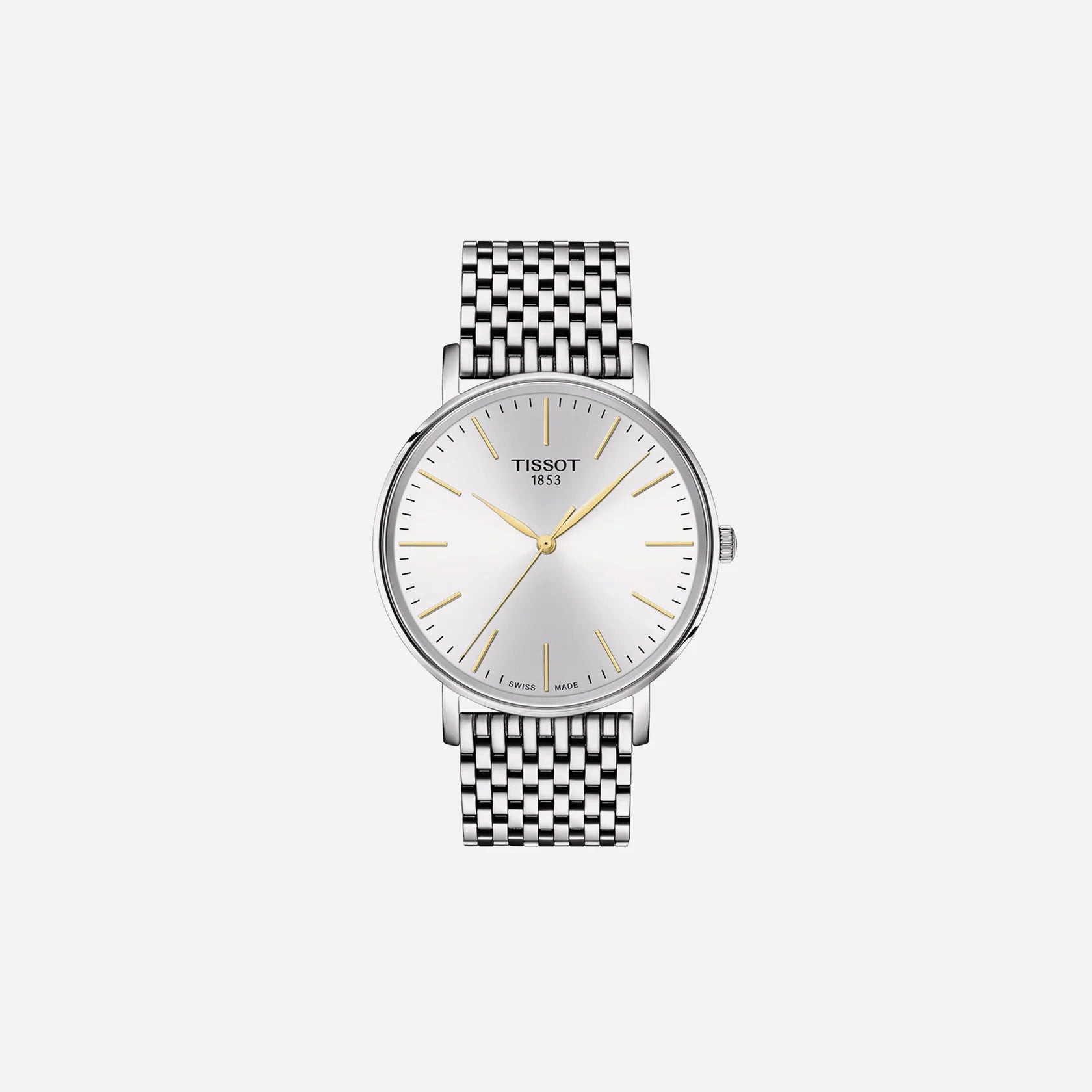 Tissot Everytime White Dial 40mm Stainless Steel Quartz Watch