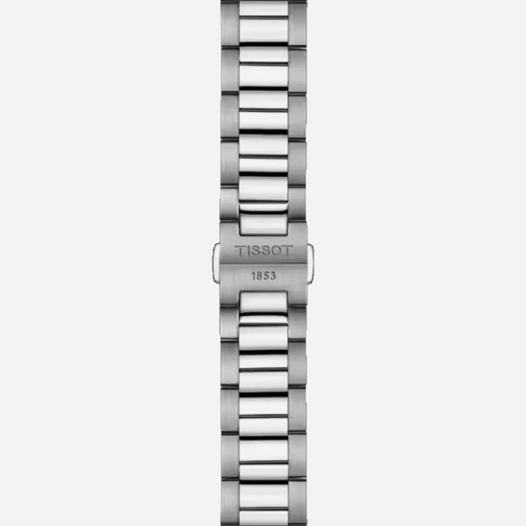 Tissot PR 100 Jungfraubahn Quartz Silver Dial 40mm Grey Stainless Steel Bracelet Watch