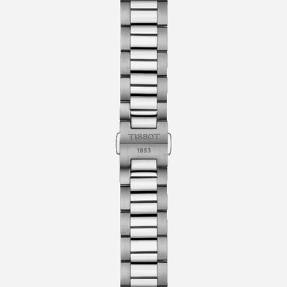 Tissot PR 100 Jungfraubahn Quartz Silver Dial 40mm Grey Stainless Steel Bracelet Watch