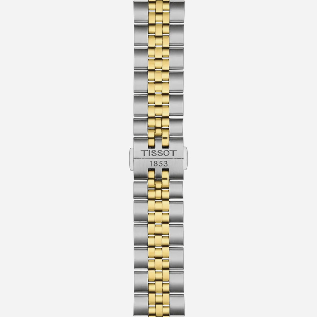 Tissot Ballade 40mm Silver Dial Grey Yellow Gold PVD Stainless Steel Watch