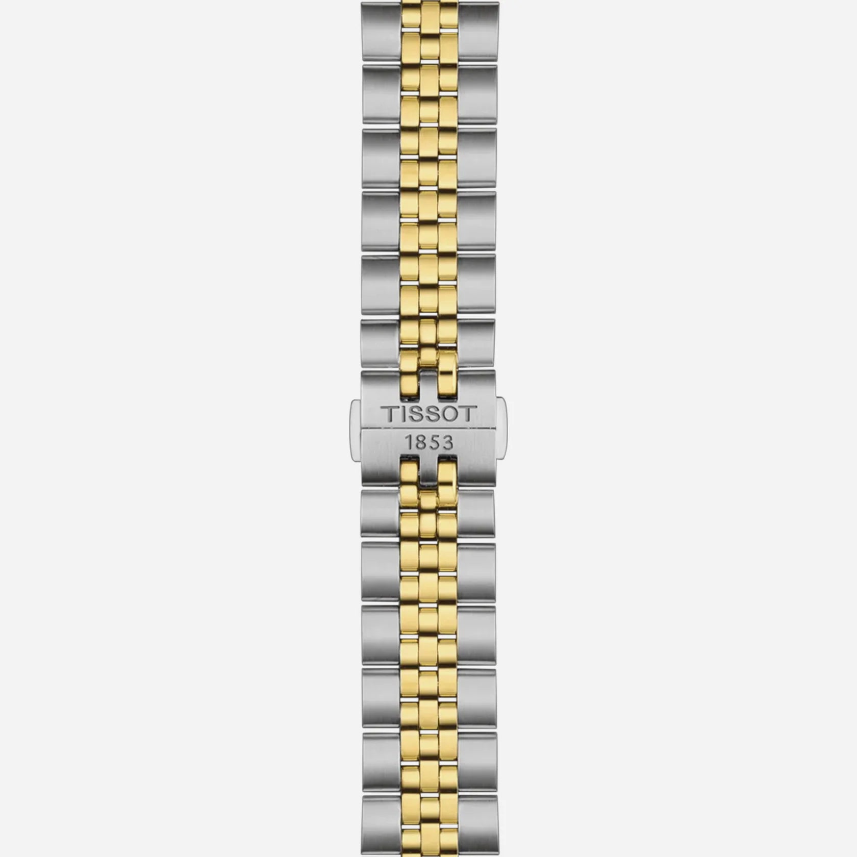 Tissot Ballade 40mm Silver Dial Grey Yellow Gold PVD Stainless Steel Watch