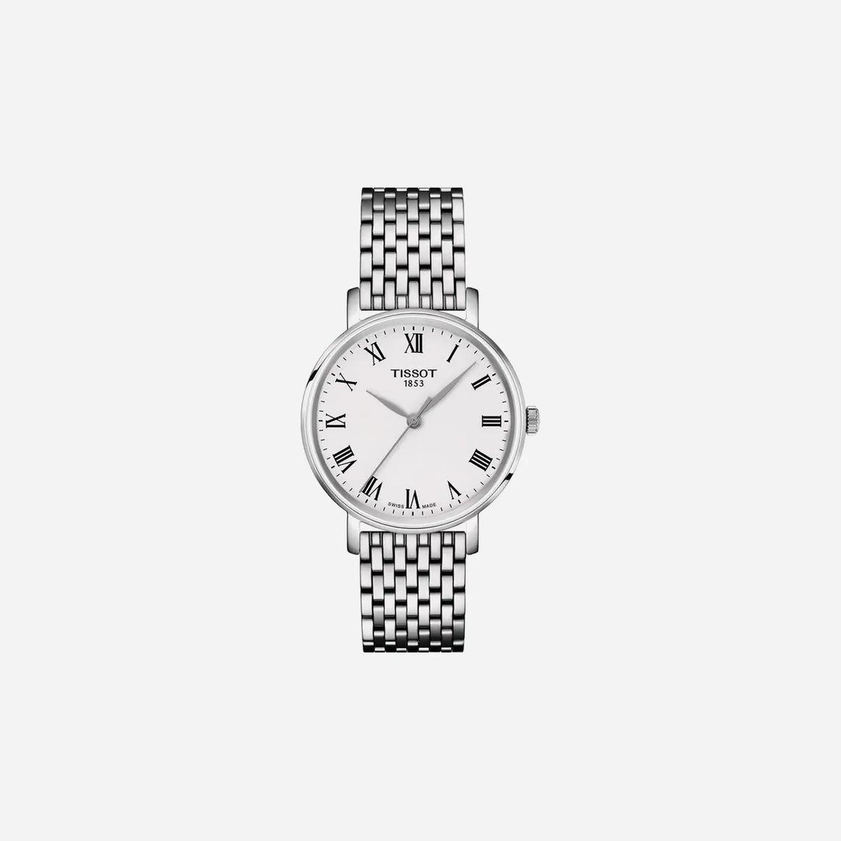 Tissot T-Classic Silver Dial 34mm Stainless Steel Quartz Watch