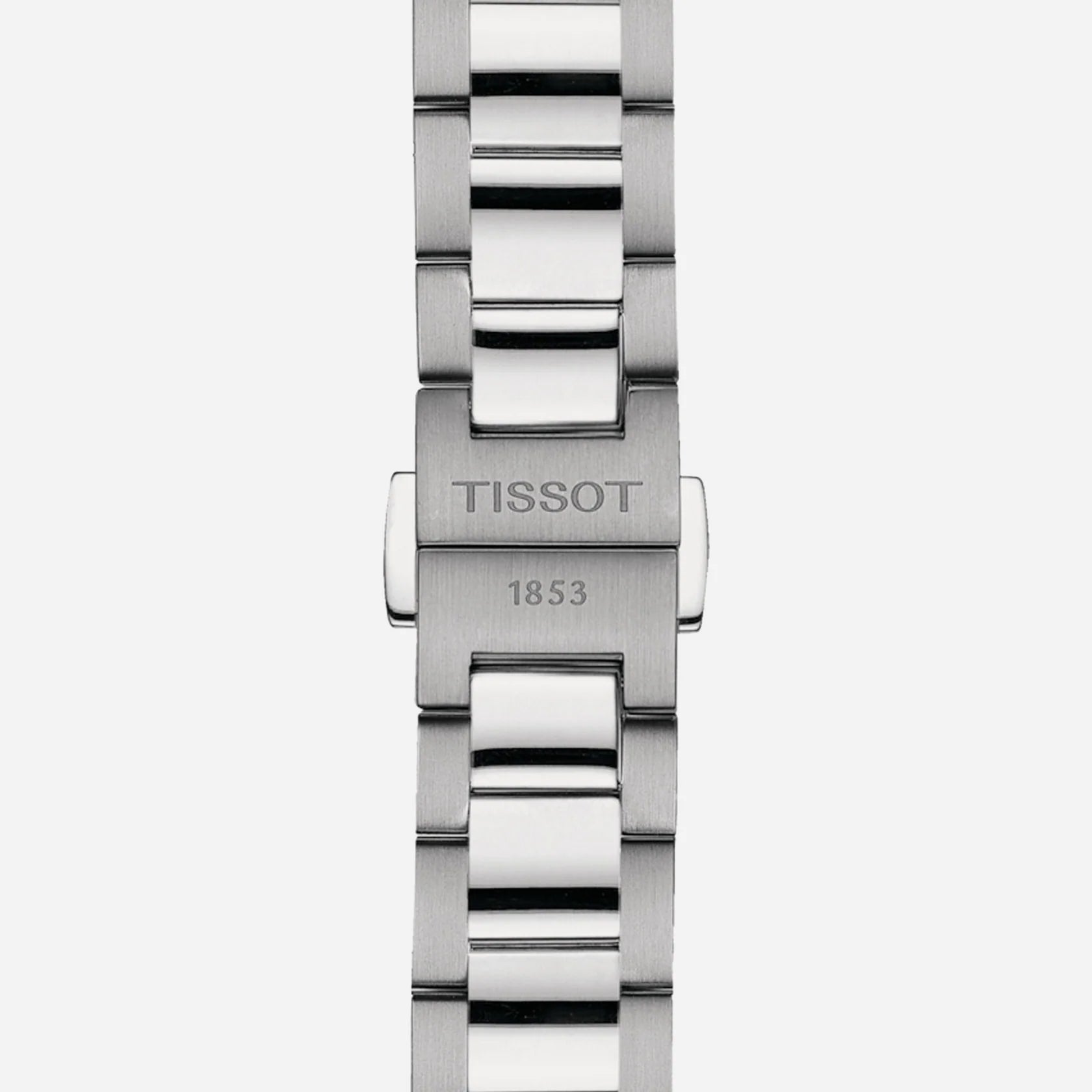 Tissot PR 100 Quartz 34mm White Mother-of-Pearl Dial Grey Stainless Steel Bracelet Watch