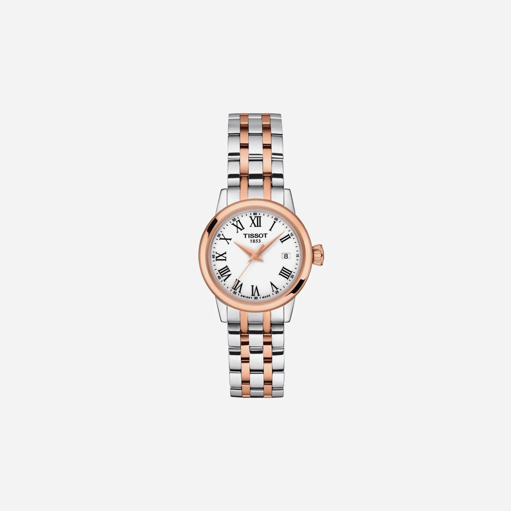 Tissot Classic Dream Lady White Dial 28mm Two-Tone Stainless Steel Quartz Watch