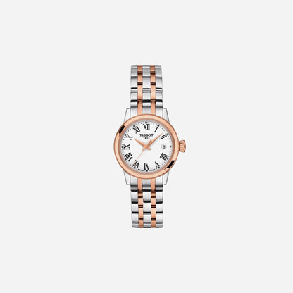 Tissot Classic Dream Lady White Dial 28mm Two-Tone Stainless Steel Quartz Watch