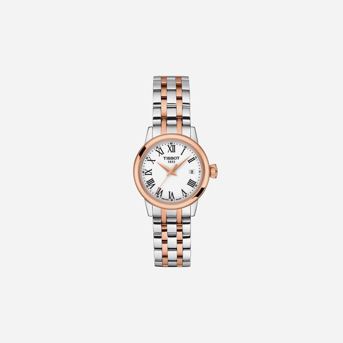 Tissot Classic Dream Lady White Dial 28mm Two-Tone Stainless Steel Quartz Watch