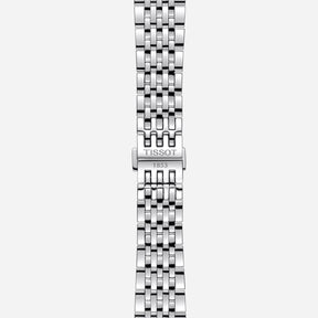 Tissot Le Locle COSC 39.3mm Silver Dial Grey Stainless Steel 18K Rose Gold Bezel Automatic Watch