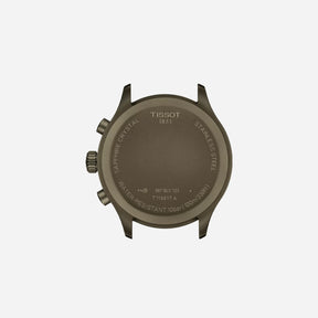 Tissot Chrono XL Khaki Dial Khaki Leather Strap 45mm