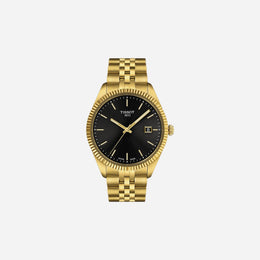 Tissot Ballade 40mm Black Dial Yellow Gold PVD Stainless Steel Watch