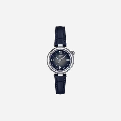 Tissot Desir Graded Silver-Blue Dial 28mm With Blue Leather Strap Watch