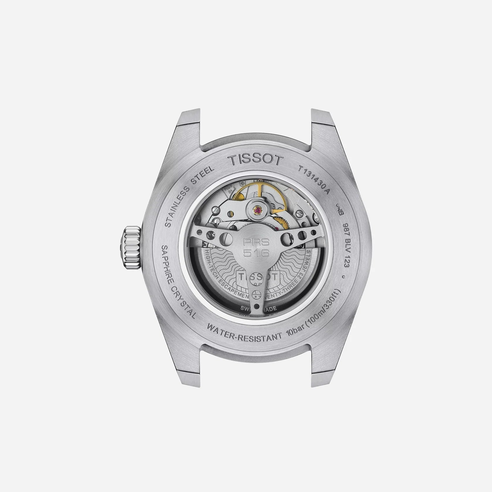 Tissot PRS 516 Powermatic 80 Automatic Silver Dial Men's Watch