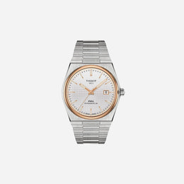 Tissot PRX Powermatic 80 40mm Silver Dial Grey Stainless Steel Automatic Watch