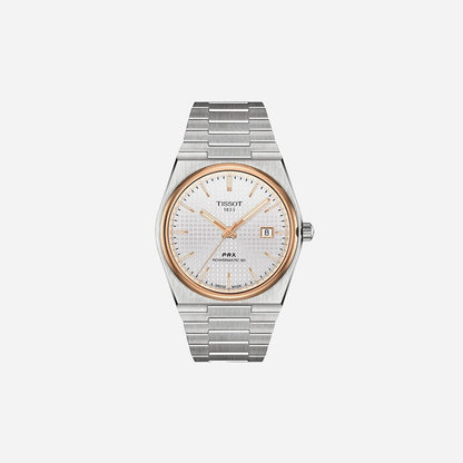 Tissot PRX Powermatic 80 40mm Silver Dial Grey Stainless Steel Automatic Watch