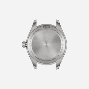Tissot PR 100 Quartz Ice Blue Dial 34mm Grey Stainless Steel Bracelet Watch