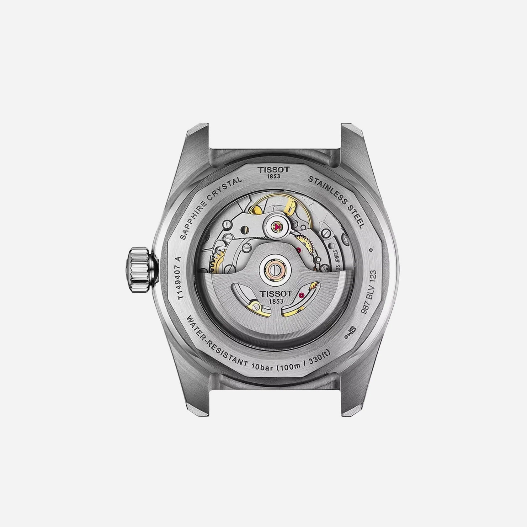 Tissot PR516 Powermatic 80 Grey Stainless Steel Strap Automatic Watch