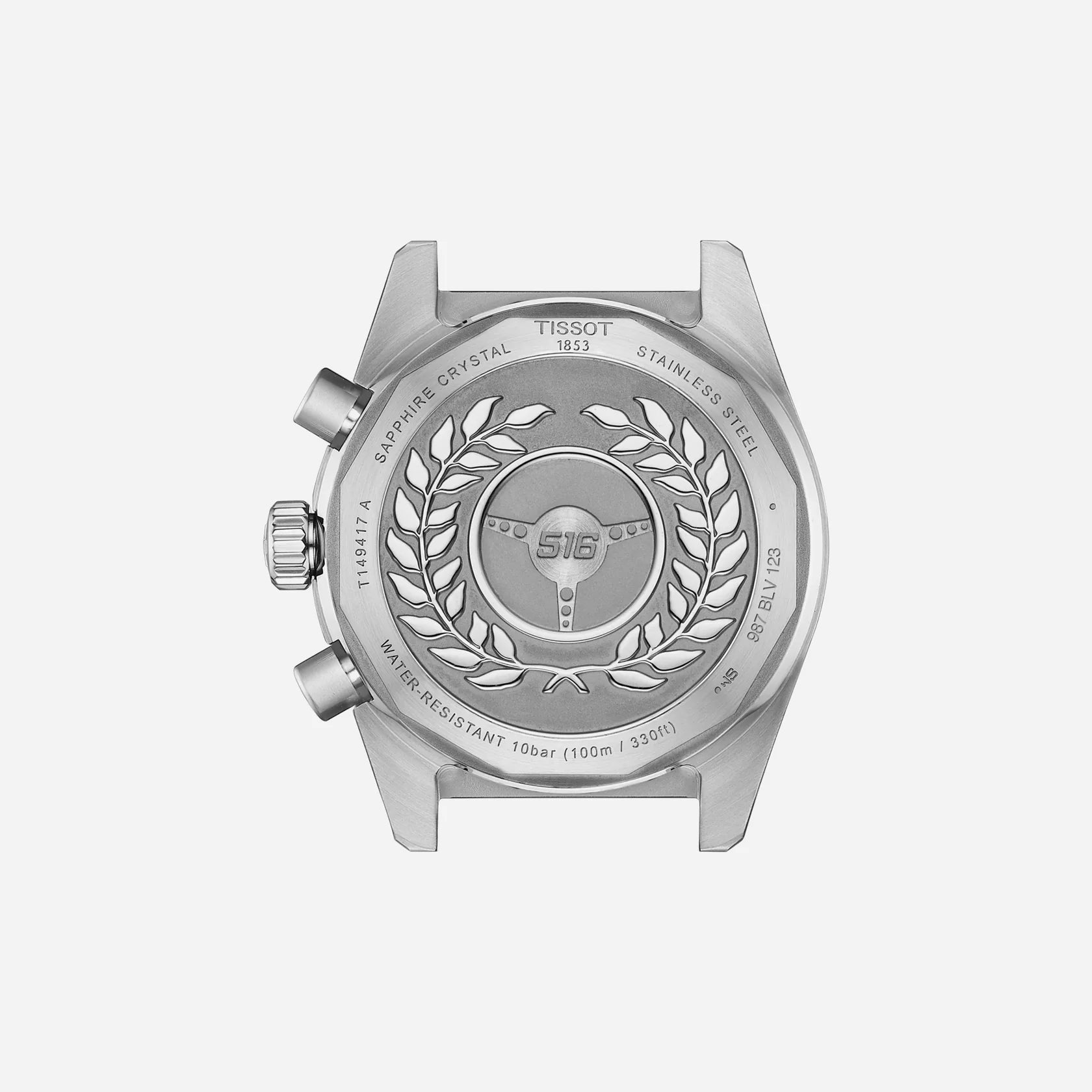 Tissot PR516 Chronograph Black Dial 40mm Stainless Steel Bracelet Quartz Watch