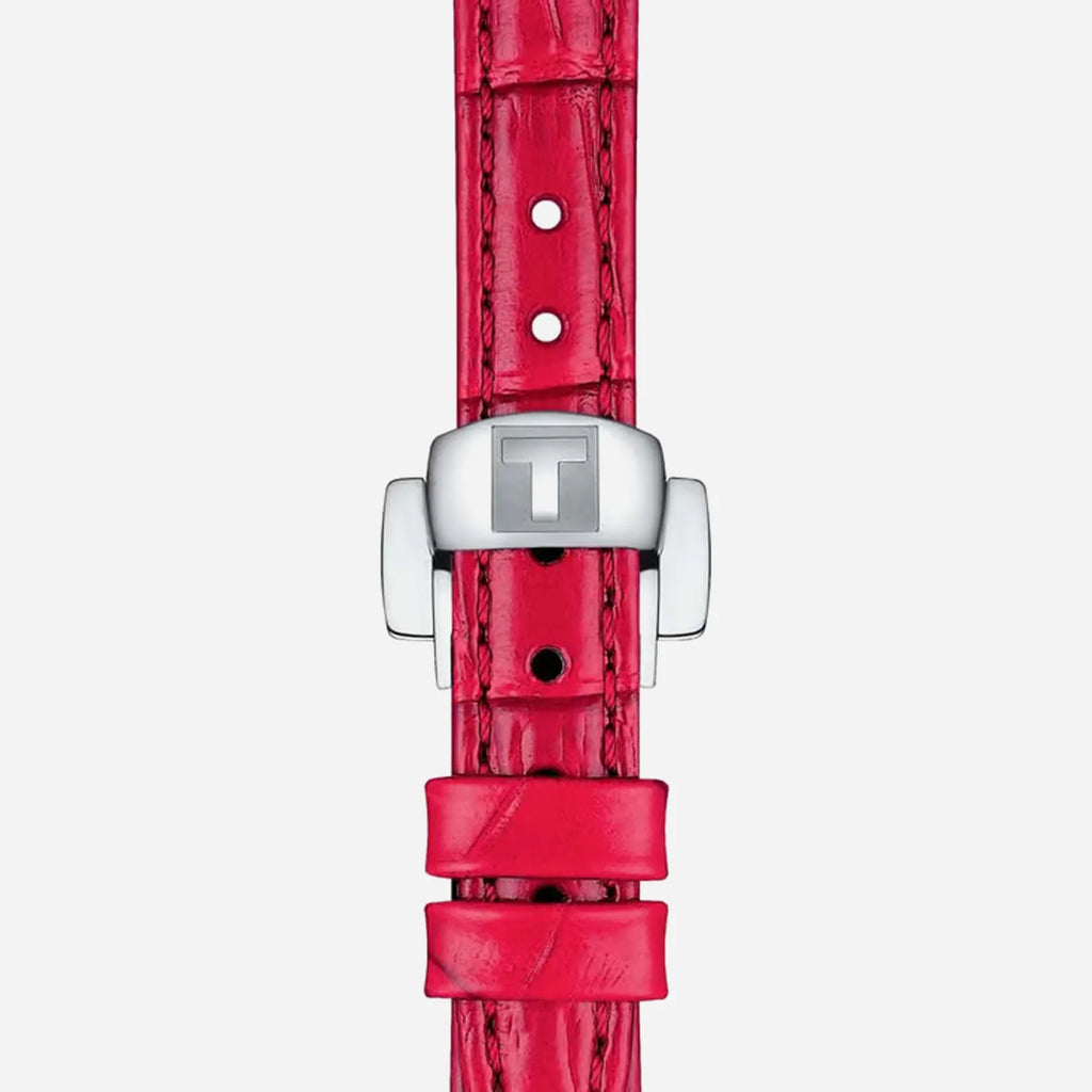 Tissot Bellissima Small Lady White mother-of-pearl Dial 26mm Leather Strap