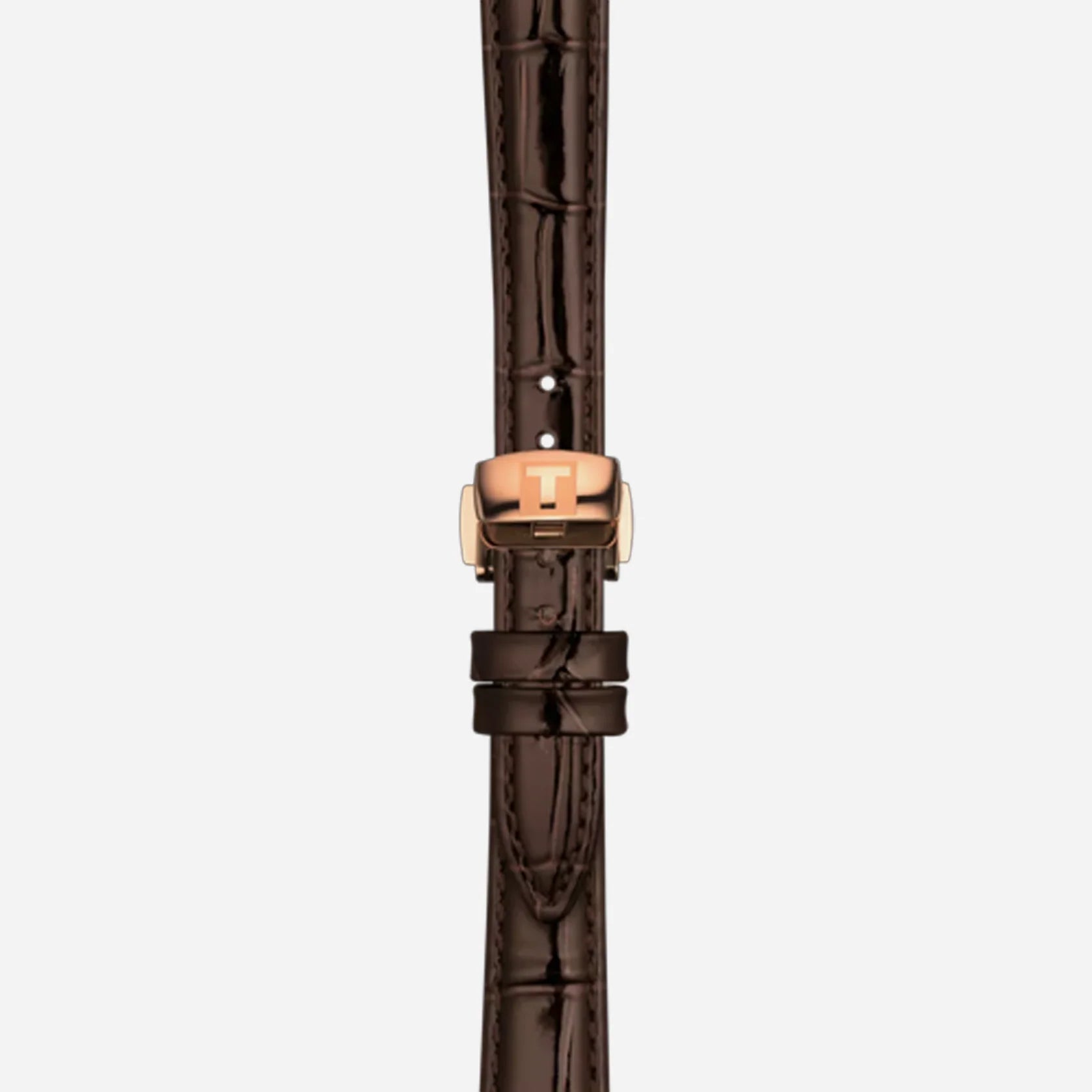 Tissot Bellissima Automatic White Rose Gold Dial 29mm Leather Strap Swiss Automatic