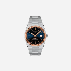 Tissot PRX Powermatic 80 40mm Graded Blue-Black Dial Grey Stainless Steel Steel & 18K Gold Bezel Automatic Watch
