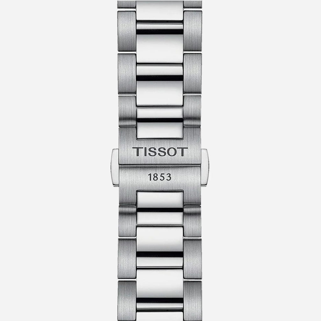 Tissot PR 100 Quartz Blue Dial 40mm Grey Stainless Steel Bracelet Watch