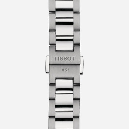 Tissot PR 100 Quartz Ice Blue Dial 34mm Grey Stainless Steel Bracelet Watch