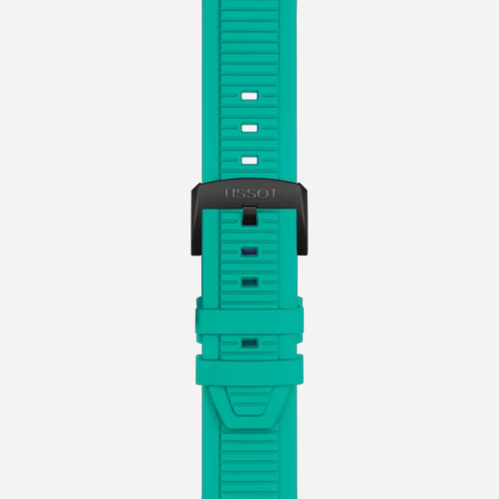 Tissot T-Race Green Silicone Strap Black Dial 45mm Quartz Chronograph Watch