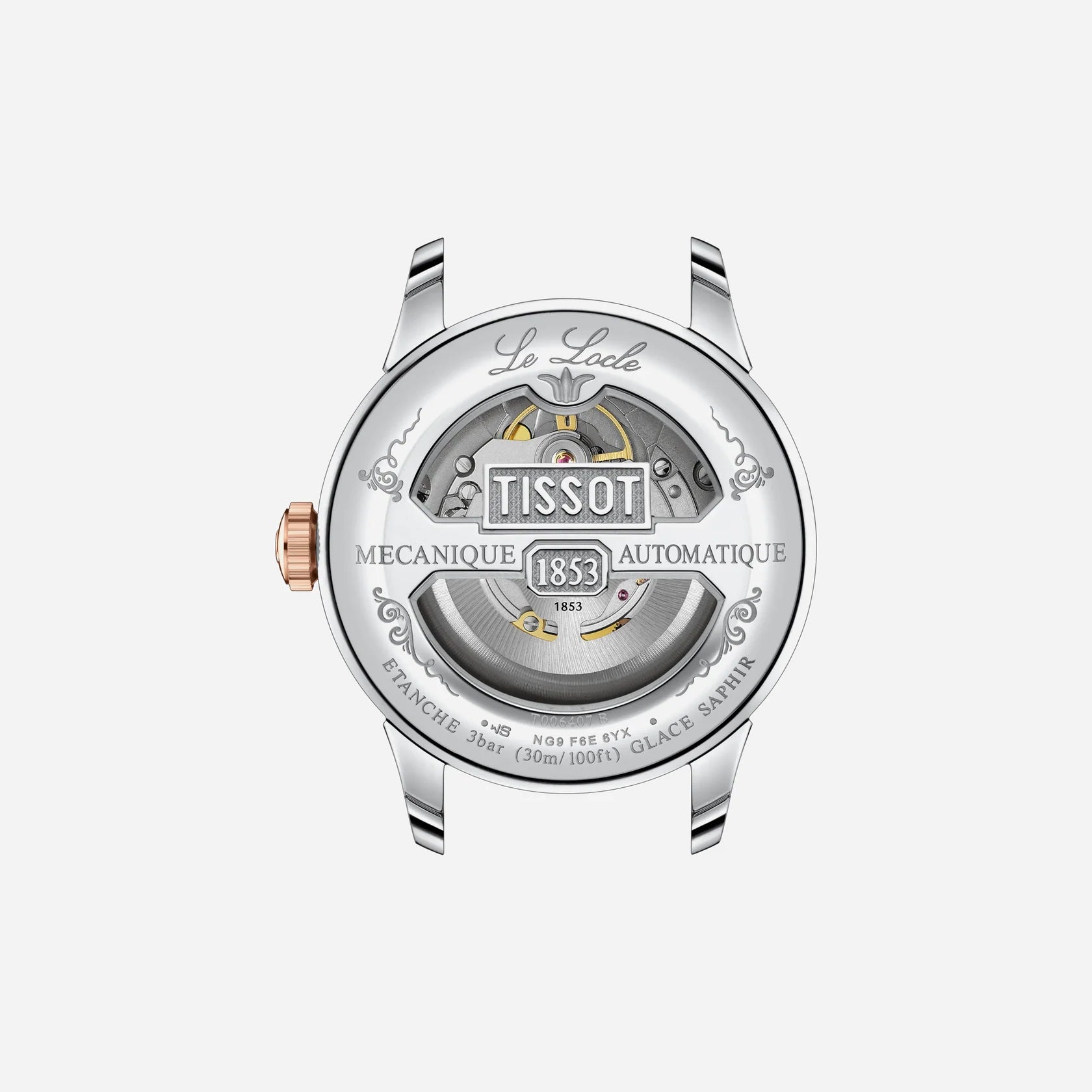 Tissot Le Locle Powermatic 80 Rose Gold PVD 39.3mm
