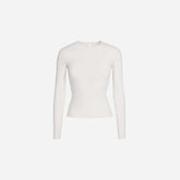 Skims Long Sleeve T-shirt Cotton Jersey