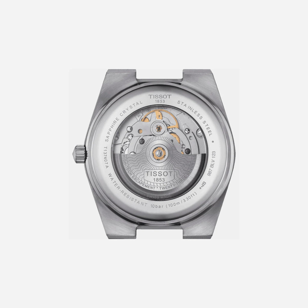 Tissot PRX Powermatic 80 40mm Graded Blue-Black Dial Grey Stainless Steel Steel & 18K Gold Bezel Automatic Watch