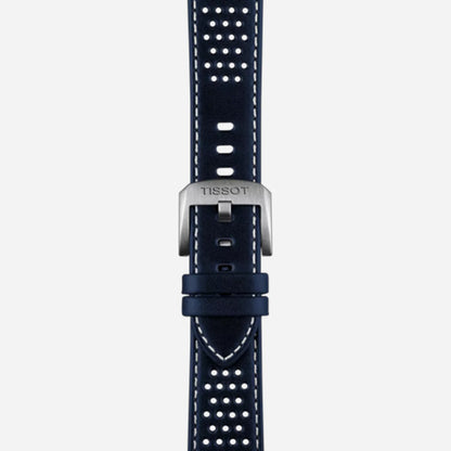 Tissot PR516 Powermatic 80 Blue Dial 40mm Blue Leather Strap Automatic Watch