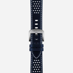 Tissot PR516 Powermatic 80 Blue Dial 40mm Blue Leather Strap Automatic Watch