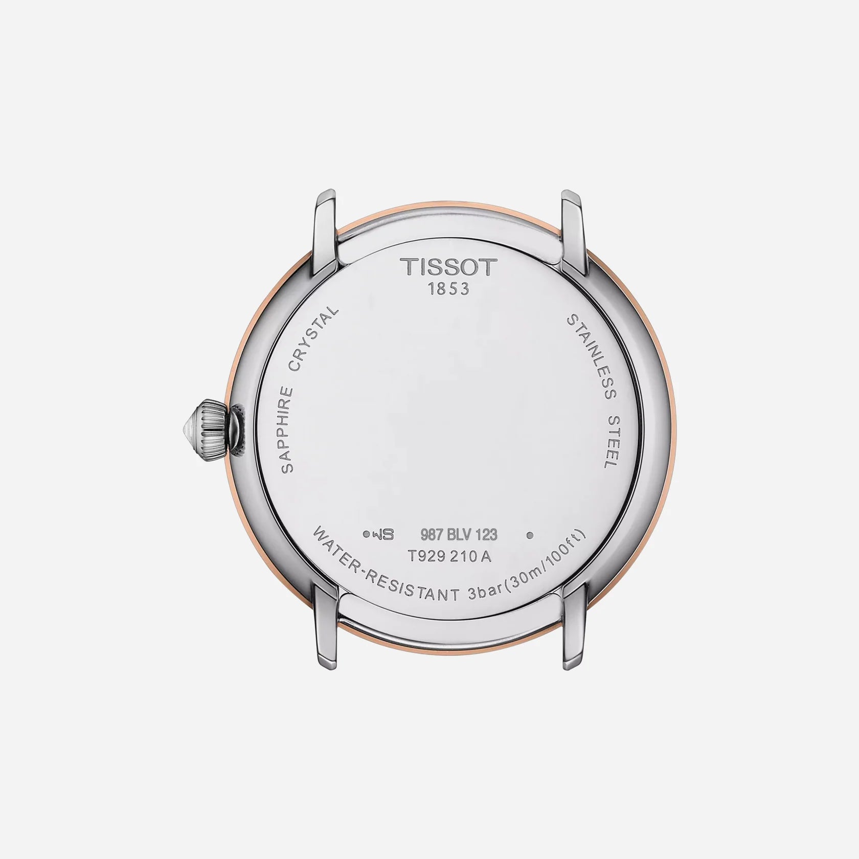 Tissot Glendora 18K Gold Black Dial 33mm Black Leather Strap Watch