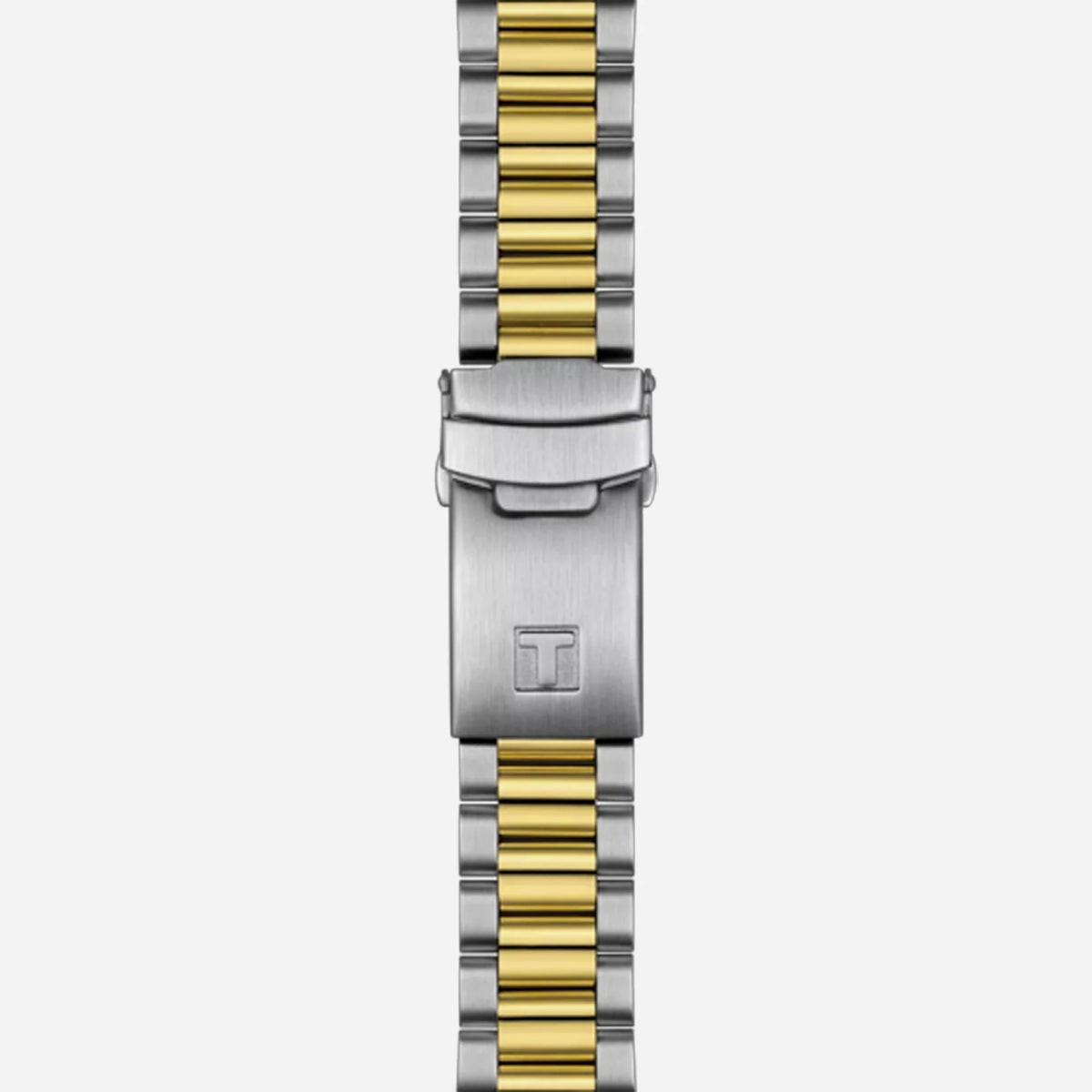 Tissot PR516 Chronograph Black Dial 40mm Grey and Yellow Gold PVD Bracelet Quartz Watch