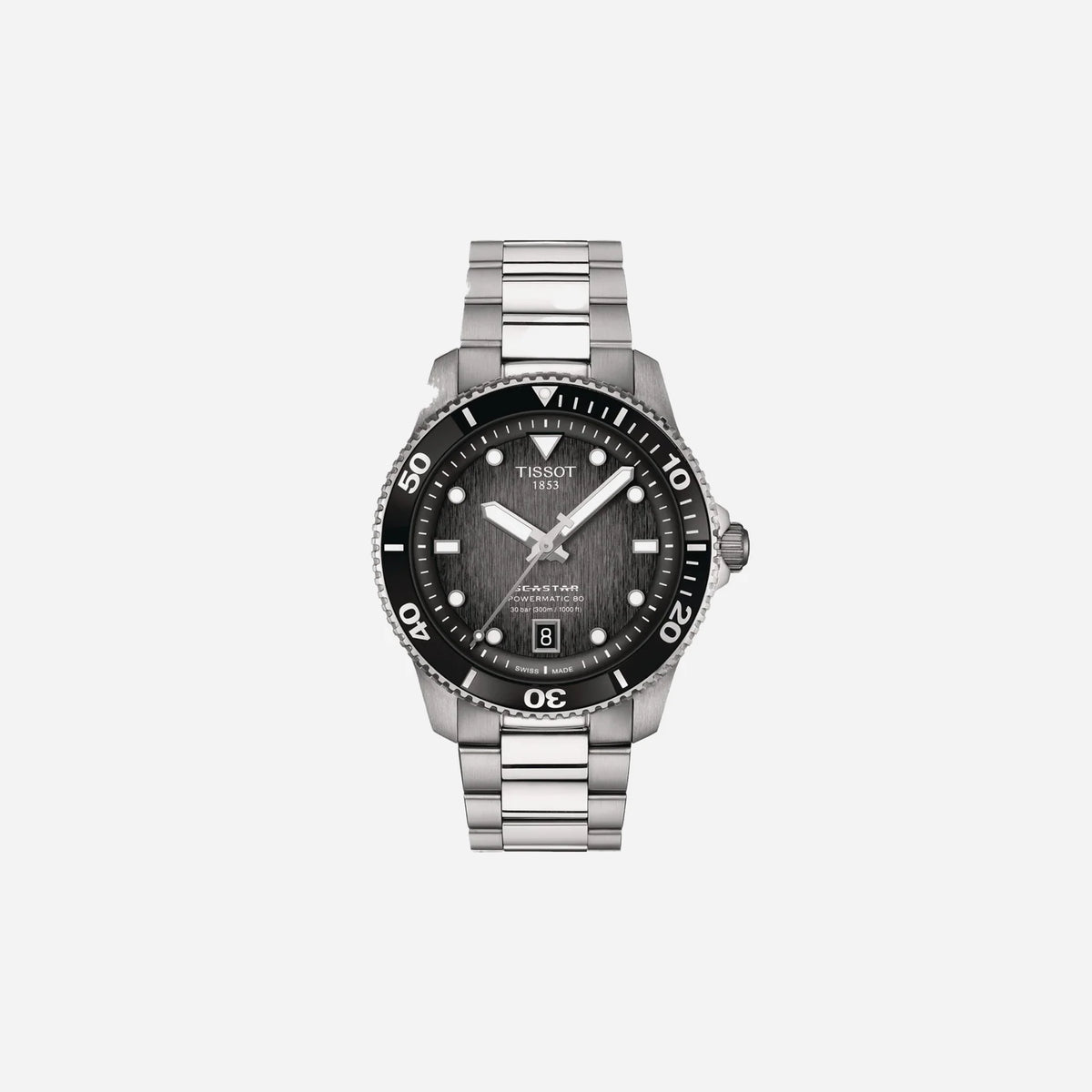 Tissot Seastar 1000 Powermatic 80 Grey Dial 40mm