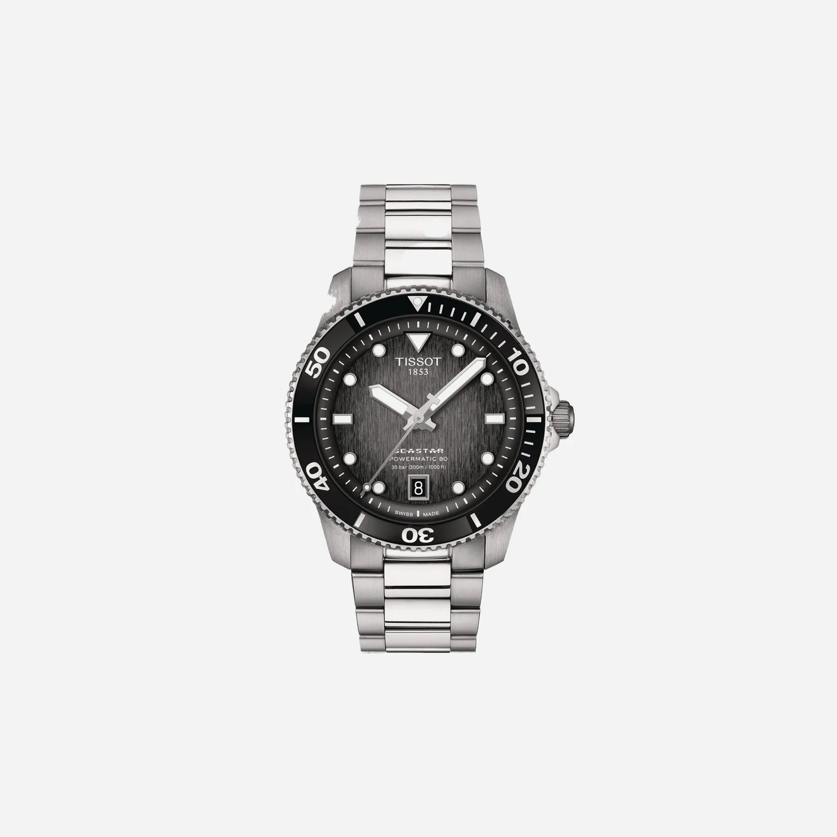 Tissot Seastar 1000 Powermatic 80 Grey Dial 40mm