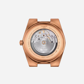 Tissot PRX Powermatic 80 40mm Blue Dial Rose Gold 5N Stainless Steel Automatic Watch