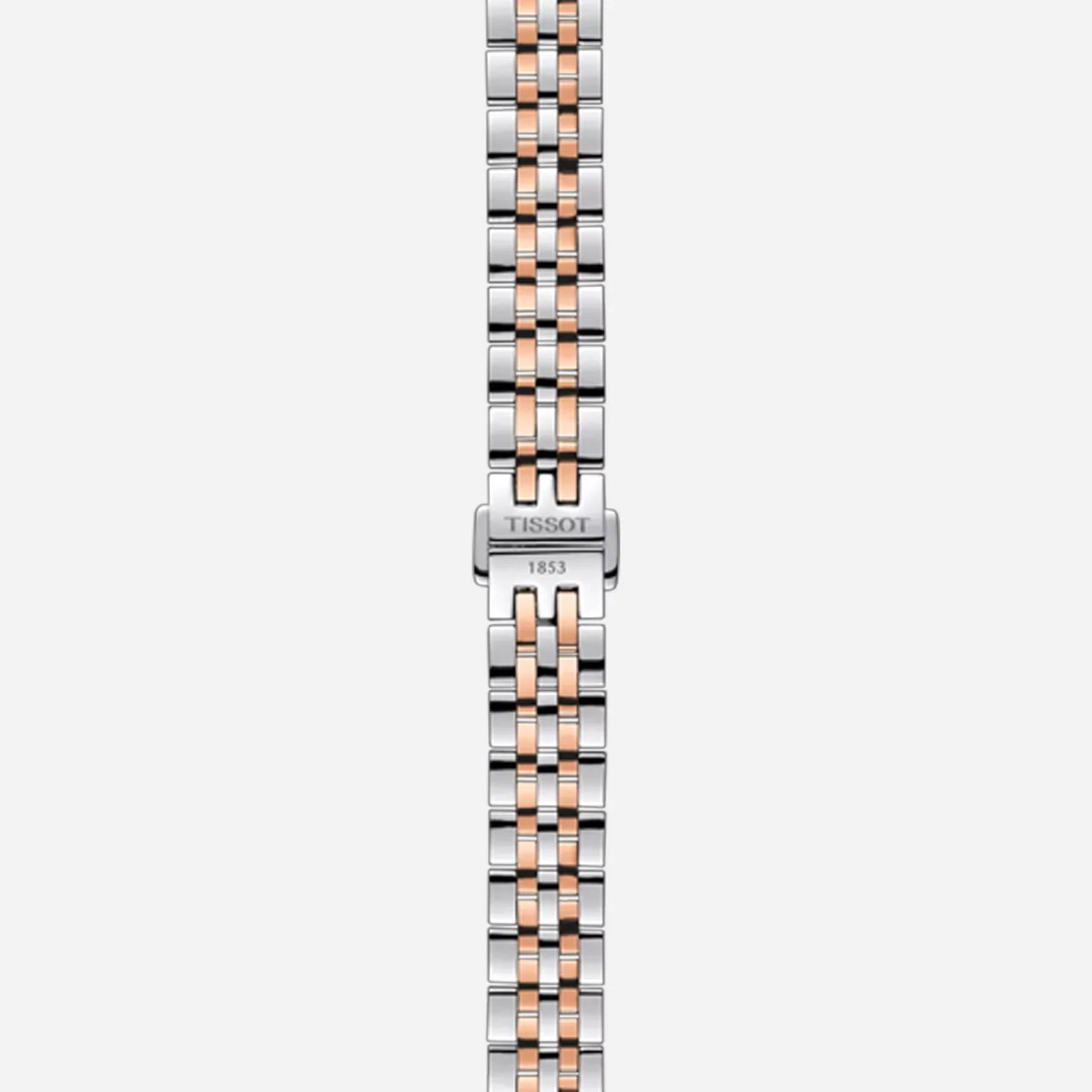 Tissot Le Locle Automatic Small lady 25.30mm Silver Dial Grey/Rose Gold PVD Stainless Steel Watch