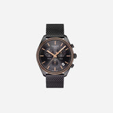 Tissot PR 100 Chronograph Black Dial Two-Tone Bracelet 41mm